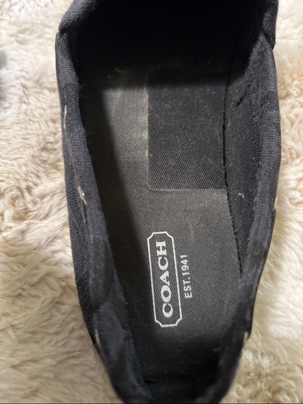 Coach Mellow Signature Jacquard Logo Espadrilles Flats Size 10 - Picture 7 of 9